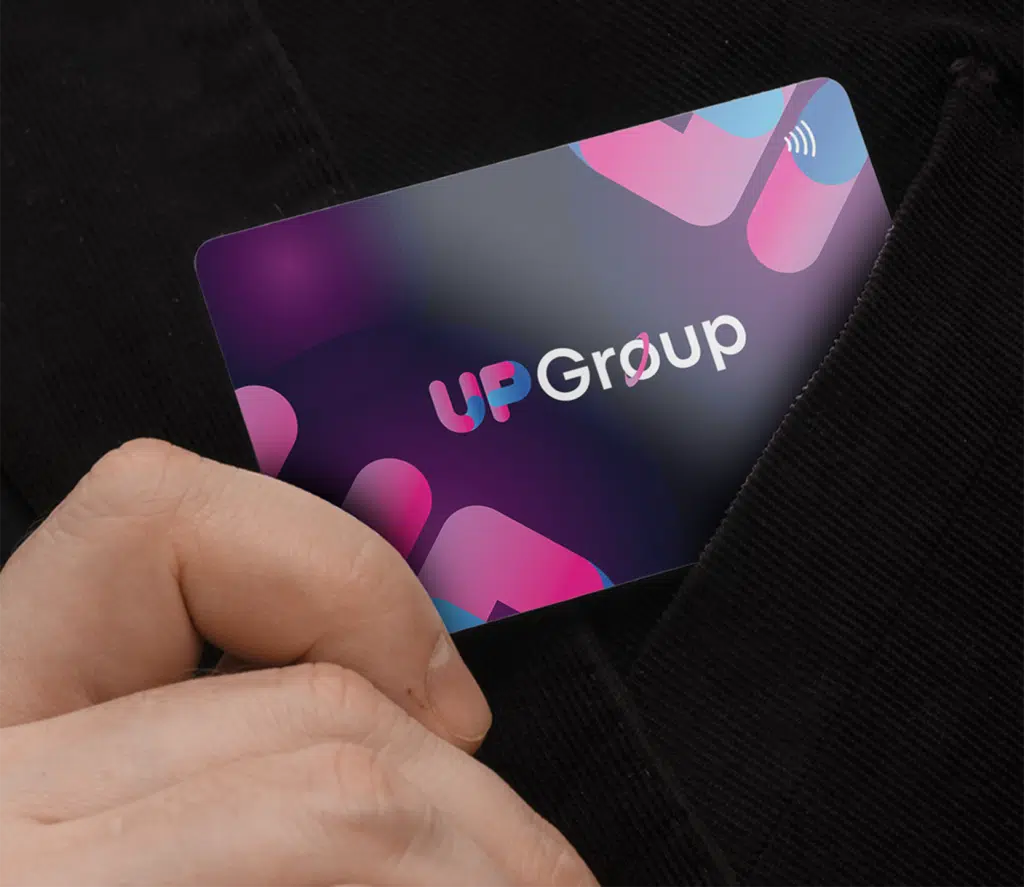 biglietto da visita contactless